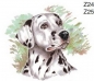 Preview: Keramik-Tasse - Becher mit Wunschname – Motiv: 1 x Hund / Dalmatiner