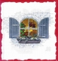Preview: 10 Bögen je 17 x 37,5 cm - VLOEI-Dekormotiv 21 - Weihnachtsfenster