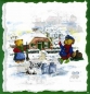 Preview: 10 Bögen je 17 x 37,5 cm - VLOEI-Dekormotiv 23 - Teddypost