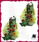 Preview: 5 Bögen je 17 x 37,5 cm - VLOEI-Dekormotiv 46 - Gartenpumpe