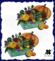 Preview: 10 Bögen je 17 x 37,5 cm - VLOEI-Dekormotiv 48 - Herbstkorb