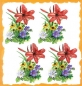 Preview: 7 Bögen je 17 x 37,5 cm - VLOEI-Dekormotiv 49 - Sommerblumen