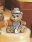 Preview: Berufsteddy – Farmer – ca. 8 cm hoch – Schrühware