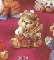 Preview: Weihnachtsbär – mit Dudelsack – Tag 11 -  (ohne Basis) – ca. 10 cm hoch – Schrühware