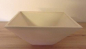 Preview: Pyramiden-Schale - 27 x 27 x 12 cm - Schrühware