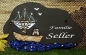 Preview: Töpfer-Türschild – Fischkutter – 18,5 x 12 cm – Reliefbild – sehr aufwändige Handarbeit – DISC