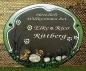 Preview: Töpfer-Türschild – Wiese mit Igel und Schnecke – 20,0 x 16,5 cm – Reliefbild – sehr aufwändige Handarbeit