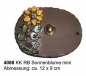 Preview: Klingelschild -Türschild mit eingebauter Messingklingel – Sonnenblume – mini – 12 x 9 cm – Reliefbild – sehr aufwändige Töpferarbeit