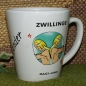 Preview: Namenstasse mit Sternzeichenmotiv Zwilling - 2.Wahl