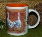 Preview: Keramik-Tasse  - Becher mit Wunschtext – Rundum-Motiv : Gänse