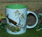 Preview: Keramik-Tasse  - Becher mit Wunschname – Motiv: 1 x Rehbock – 80 mm – Tasse innen blau, nicht grün