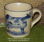Preview: Keramik-Tasse  - Becher mit Wunschname – Motiv: 1 x Cow Blue – Kuh