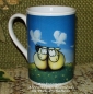 Preview: Keramik-Tasse - Becher mit Wunschname – Rundum-Motiv: Schaf-Duo - statt 8,95 €