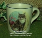 Preview: Keramik-Tasse - Becher mit Wunschtext – Motiv: 1 x Katze / Norwegian Forest