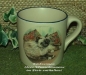 Preview: Keramik-Tasse  - Becher mit Wunschtext – Motiv: 1 x Katze