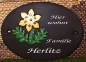 Preview: CARINA–Gießform – neu – Türschild - Platte - Größe – 16 x 11,5 cm – zum Gießen oder Eindrücken - offene Form