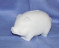 Preview: Sparschwein - klein - mit Metallschloss und Schlüssel - 10 x 8 cm – Schrühware