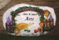 Preview: Rohling – Türschild – Garden Slab – 26 cm breit – mit Bohrlöchern – Schrühware