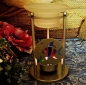 Preview: Metall-Duftlampe mit Glasbehälter - Motiv Fisch - statt 7,50 EUR