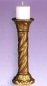 Preview: Kerzensäule – groß – insgesamt 47 cm hoch – oberer und unterer Durchmesser 15 cm  – Schrühware - Sonderangebot