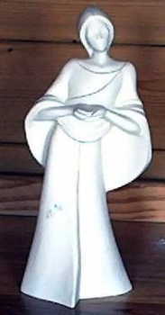 Indianerin - Serene – stehend – 25 cm hoch - Schrühware