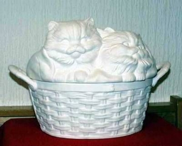 Katzenkorb - Schrühware