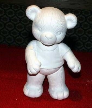 Teddymama – 18,5 cm hoch – Schrühware