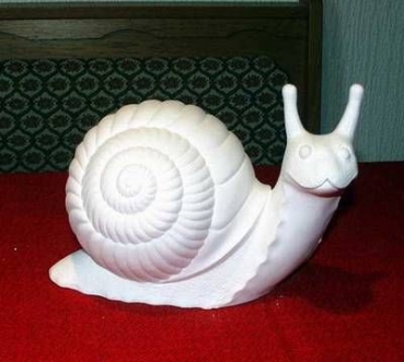 Schnecke - 22,5 cm lang - Schrühware