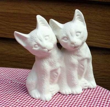 Katzenpaar – Schrühware