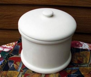 Glatter Behälter – Vorratsdose - 17,5 cm Ø – 17,5 cm hoch – Schrühware