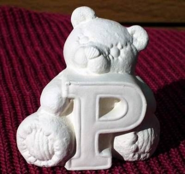 Buchstabenteddy - P - Schrühware