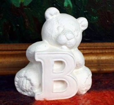 Buchstabenteddy - B - Schrühware