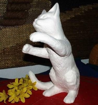 Kletternde Katze – Schrühware