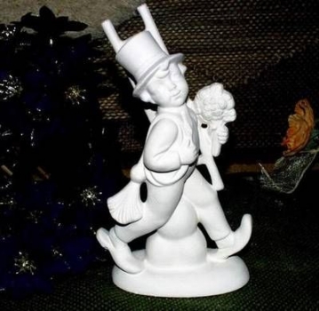 Heinz-Gießformen - gebraucht - Schornsteinfeger - 19 cm hoch - Neuwert 84 EUR - DISC - noch gute Formen