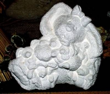 Hasenmama mit Kindern - Schrühware
