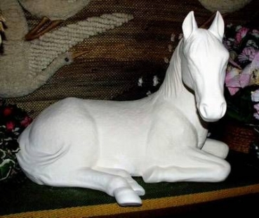 SCIOTO-Gießform - neu – Kopf zum großes liegendem Pferd – 48 cm lang - 29 cm breit - 35 cm hoch - USA - Achtung: ohne Form für den Körper S-1706A