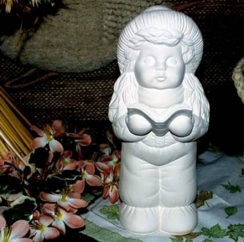 DONAS-Gießform - neu – Mädchen – Caroler Girl – 25 cm hoch - USA