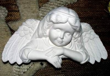 Schutzengel - 32,5 cm - Schrühware