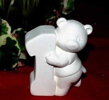 Donas-Zahlenteddy 1 - Schrühware