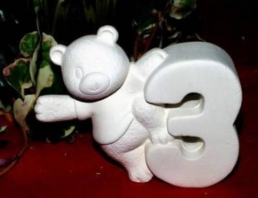 Donas-Zahlenteddy 3 - Schrühware