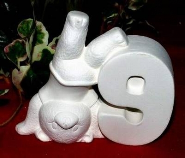 Donas-Zahlenteddy 9 - Schrühware