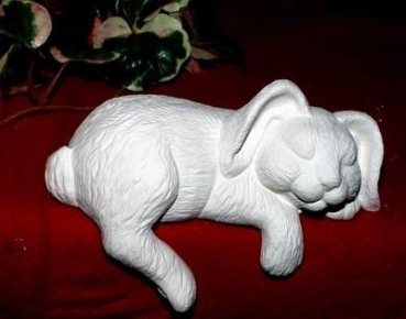 SCIOTO-Gießform - neu – schlafender Regalhase – 12,5 cm lang – USA