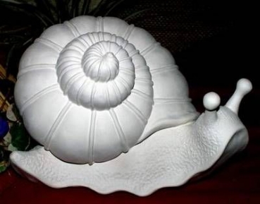 Schnecke von GARE – 25 cm lang - 18 cm hoch - Schrühware