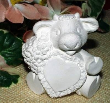 Kalenderkühe in 3er-Set – Januar – Februar – März – je 7,5 cm hoch – Schrühware