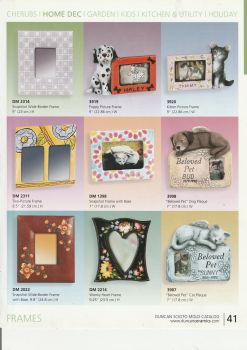 Katalogseite 41 von DUNCAN & SCIOTO – Gießformen sind aktuell lieferbar – bitte Preise anfragen