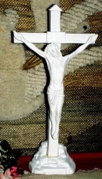 DocHolliday-Gießform – Jesus am Kreuz auf Sockel – 40 cm hoch – oder für die Wand – 35 cm hoch – USA