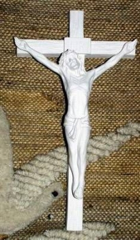 DocHolliday-Gießform – Jesus am Kreuz auf Sockel – 40 cm hoch – oder für die Wand – 35 cm hoch – USA