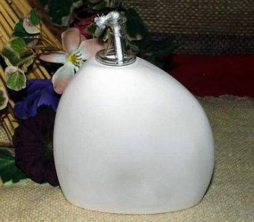 Öllampe - Höhe 10 cm - ohne Glaseinsatz - Schrühware