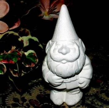 Gnome – Wichtel  im 3er-Set - je 10 cm hoch – Schrühware