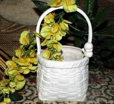 ALBERTAS-Gießform - neu - Spankorb - klein - 22 cm hoch - ohne Vogel - USA